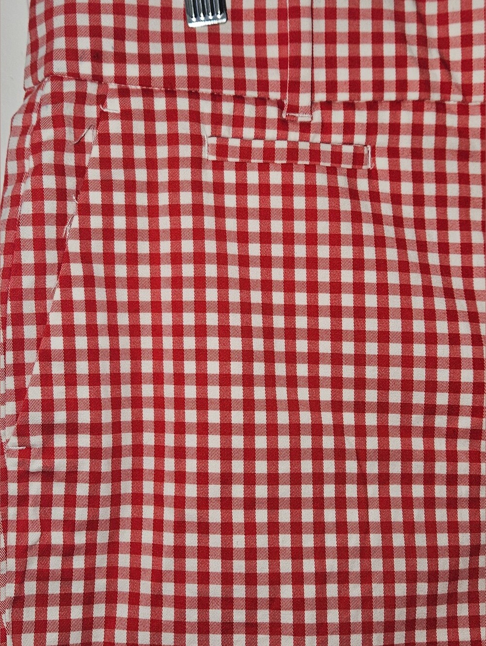 Ann Taylor Red and White Gingham Women’s Shorts SZ 12 - Picture 6 of 7